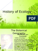 History of Ecology