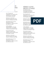 Himno A Don Benito Júarez