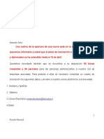 Ficha de Inscripcion Writer