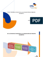 De La Conciencia Fonológica La Principio Alfabético