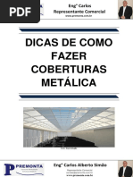Dicas de Como fazer Coberturas Metálica