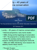 Lundy - 40 Years of Marine Conservation