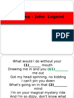 Music Game - All of You - John Legend 