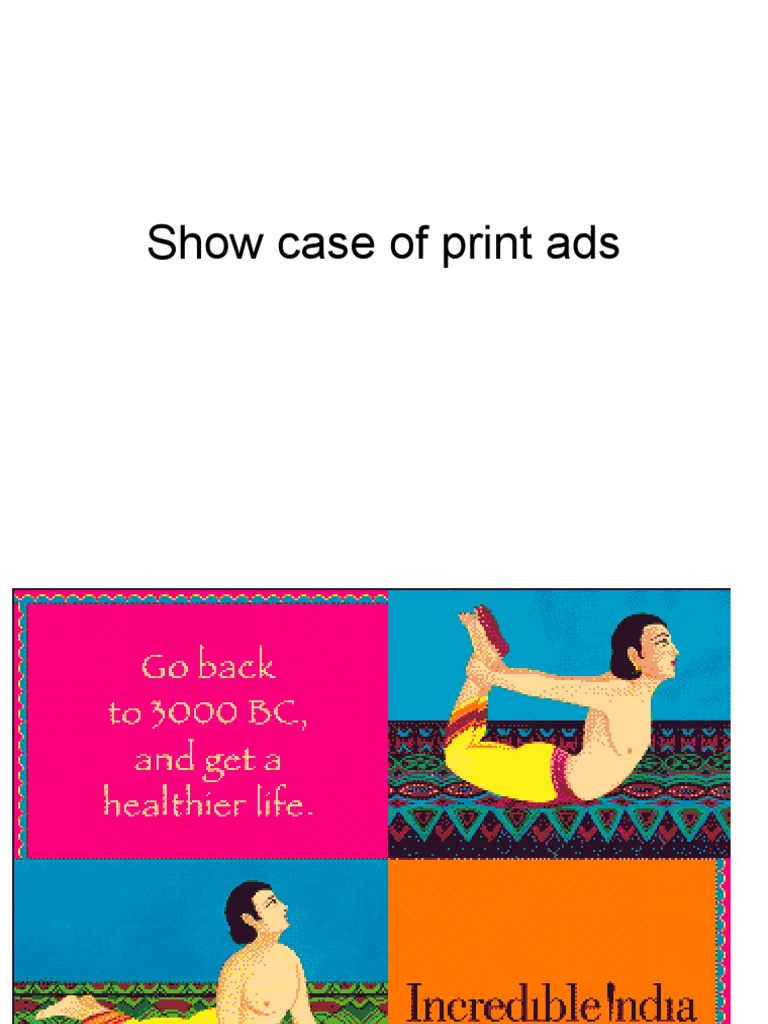 Print Ad Showcase Examples | PDF