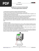 Medida R Devanados Motor