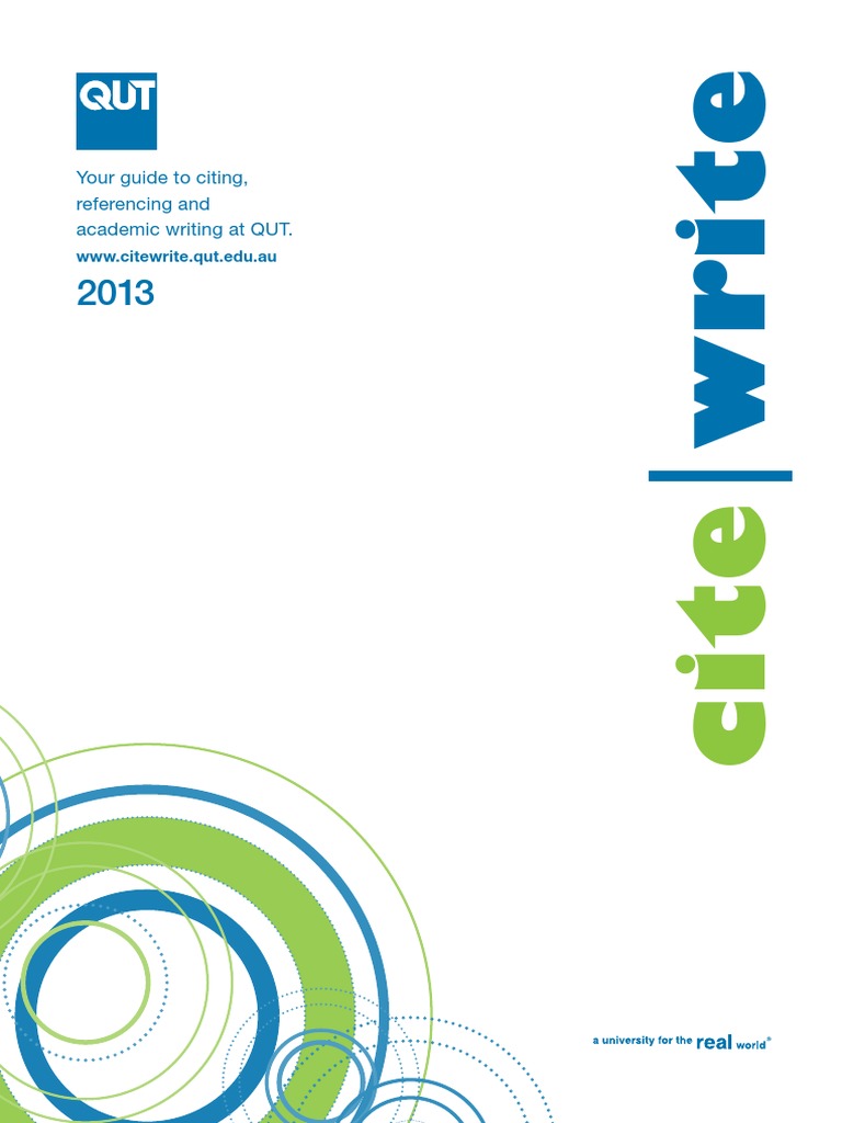 Write written assignment qut