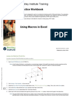 OpenSTAADFundamentals - PracticeWorkbook3 - Working With Excel PDF