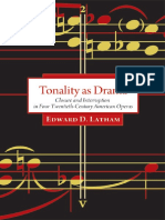 Tonality as drama