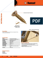 Mechanical Anchoring Cement Sheet Screws