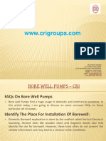 Borewell Pumps Manufacturers - CRI