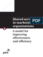 Shared Services in Marketing Organizations