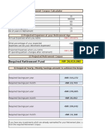 Retirement Planning Calculator