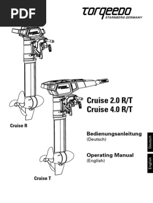 Torqeedo Cruise Rt Manual