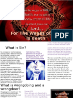 For The Wages of Sin Is Death
