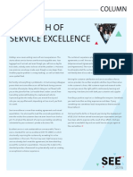 Column in Search of Service Excellence