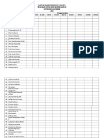 Daftar Hadir Ukm Bulu Tangkis