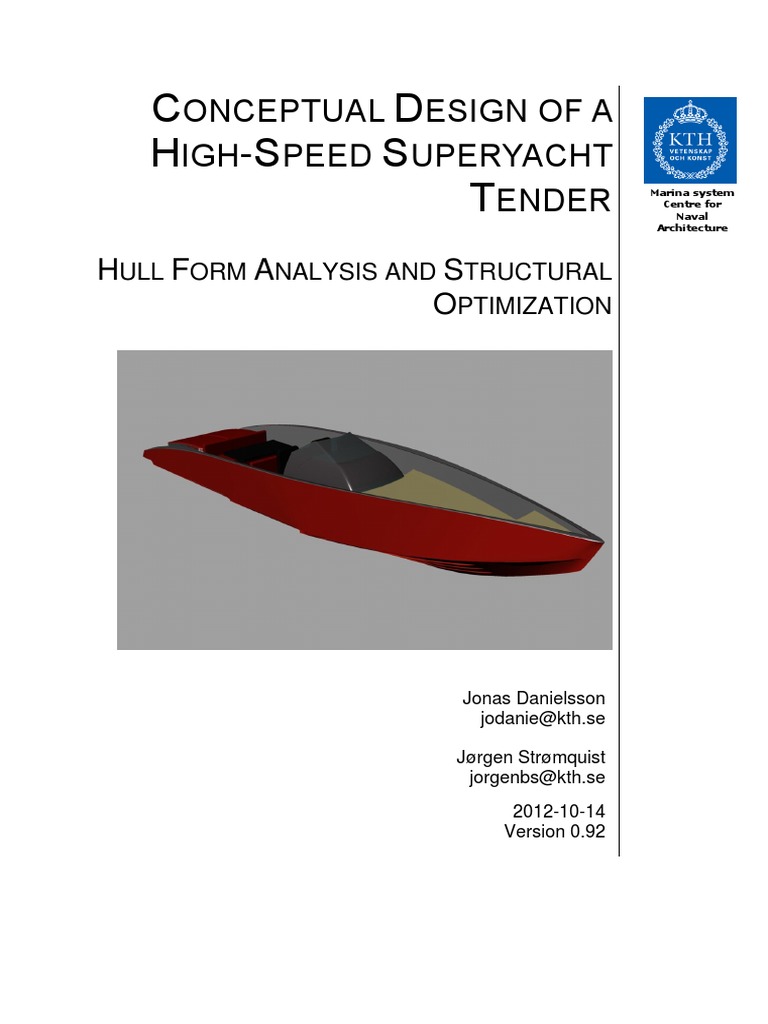 Yacht Design | PDF | Hull (Watercraft) | Lift (Force)