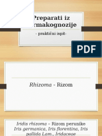 Preparati Iz Farmakognozije - Za Praktični Ispit