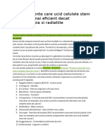 25 de Alimente Care Ucid Celulele Stem de Cancer Mai Eficient Decat Chimioterapia Si Radiatiile