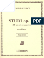 18 Studi Progressivi Op 51 Mauro Giuliani Edizioni Berben PDF