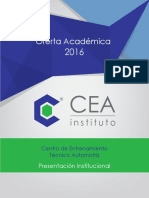 Oferta Academica CEA - Instituto CEA