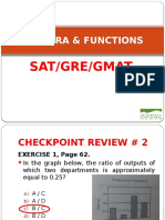Algebra & Functions: Sat/Gre/Gmat
