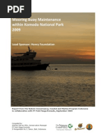 Download Mooring Buoy Maintenance within Komodo National Park 2009 Report by Andrew Harvey SN31663673 doc pdf