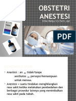 Obstetri Anestesi