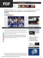 Japan Tries, Again, To Cut Corporate Ties To Yakuza - Reuters