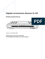 DVB-T Bedienungsanleitung SL25T