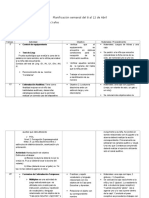 Planificación Semanal Del 8 Al 12 de Abril