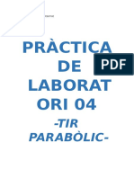 Pràctica Laboratori 4 (Tir Parabòlic) - Mihaela Buturuga