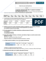 Práctica de MatemáticaEstadística