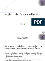 Notiuni de Fizica Radiatiilor - 1