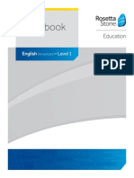 Rosetta Stone Classroom English US-Workbook Level1
