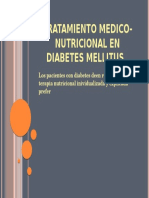 Tratamiento Medico-Nutricional en Diabetes Mellitus