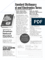 Standard Dictionary Electrical Electronics: and Terms