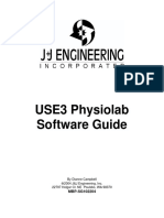 USE3 Physiolab Software Guide: MBP-SG102204