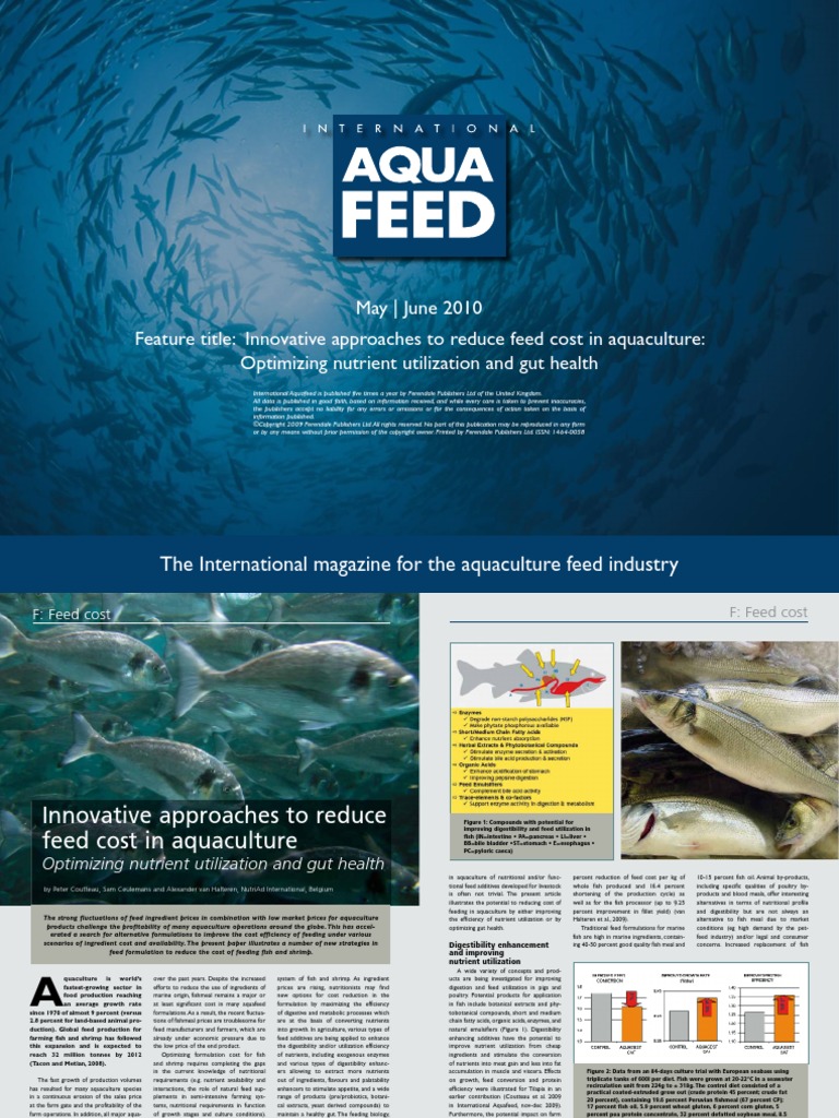 Picture of Innovative Approaches To Reduce Feed Cost in Aquaculture: Optimizing ...