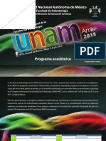Programa académico UNAM AMIC 28_04_2015