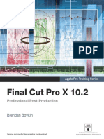 Final Cut Pro X 10.2: Professional Post-Production