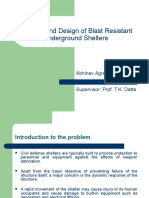 Analysis and Design of Blast Resistant Underground Shelters: Abhinav Agrawal