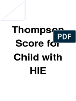 Thompson Score