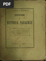 Estudos de História Paraense – João Lúcio d’Azevedo
