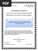 Download The Role of Insurance Companies in the Economy of Cameroon by Ndedi bodjonde ryan boris SN316665665 doc pdf