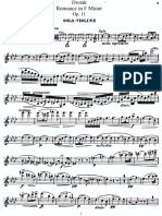 Romance Dvorak Violin and Piano Op 11. 