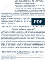 10 Decima Clase Tecnicas Complementarias de Lectura - PPTX Oficial