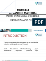 MKM6144 Advanced Material: Faculty of Mechanical Engineering Universiti Malaysia Pahang