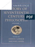 The Cambridge History of Seventeenth-Century Philosophy, Volume 1