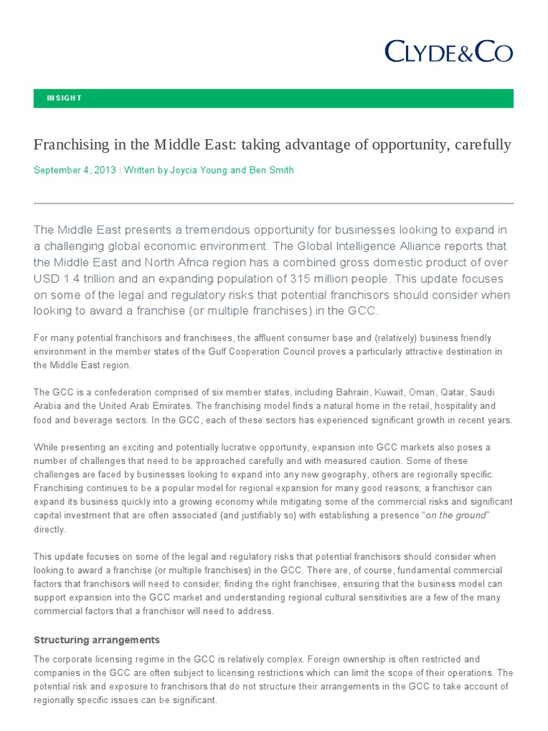 At Kearney 2014 Global Retail Index | PDF | Franchising | Law Of Agency